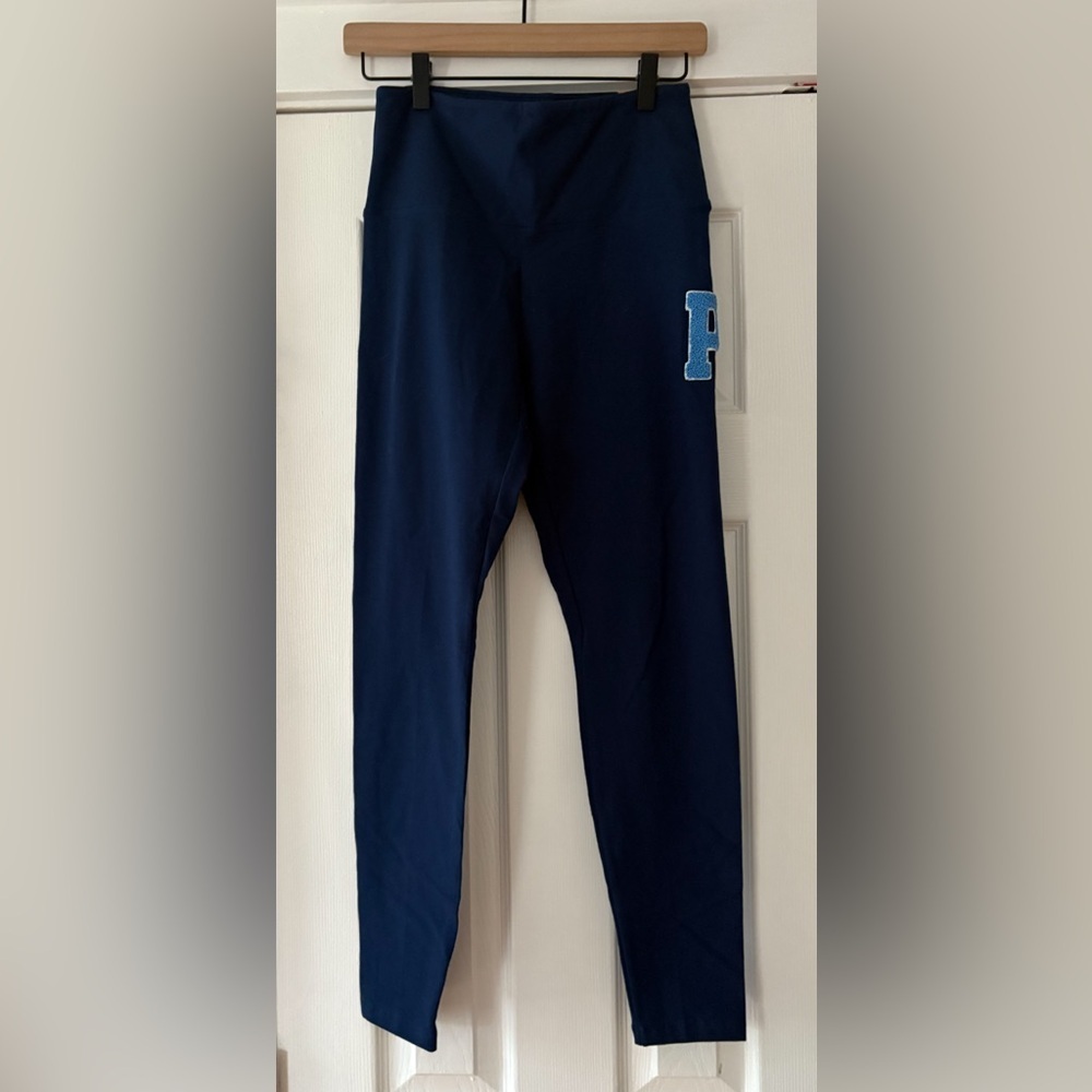 Pink by Victoria’s Secret Navy High Waist Full Length Leggings Size Medium NWT